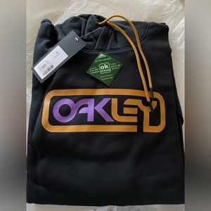 NWT Oakley B1B box men’s hoodie 2.0 Black size large All cotton French terry fab